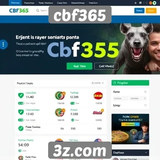 novidades na interface do site cbf365